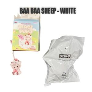 POP MART Hacipupu Snuggle‎ with You Series Pendant - BAA BAA SHEEP White Unboxed